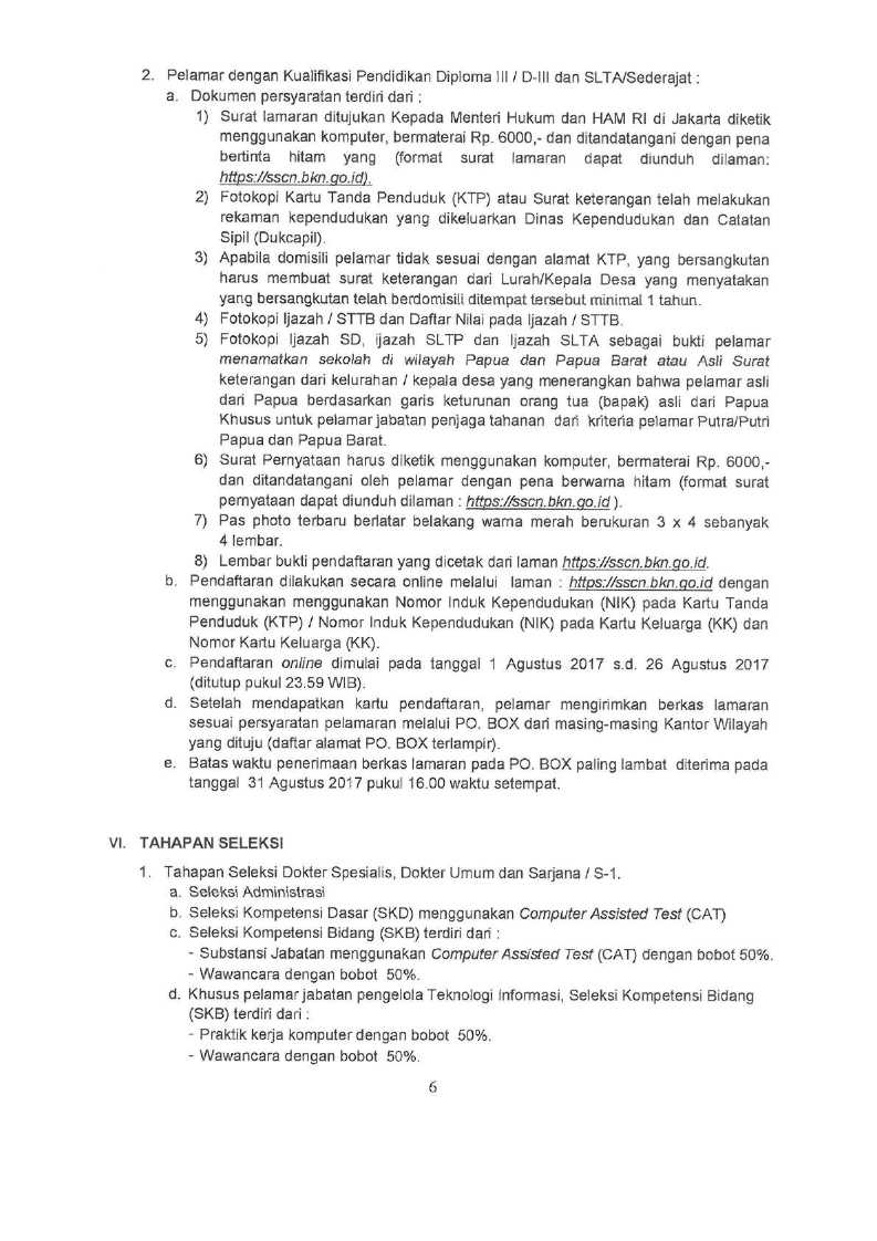 PengumumanCPNSKUMHAM2017